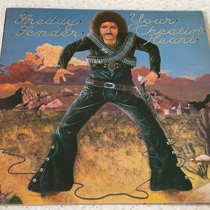 Freddy Fender “Your Cheatin’ Heart,” Vinyl Album